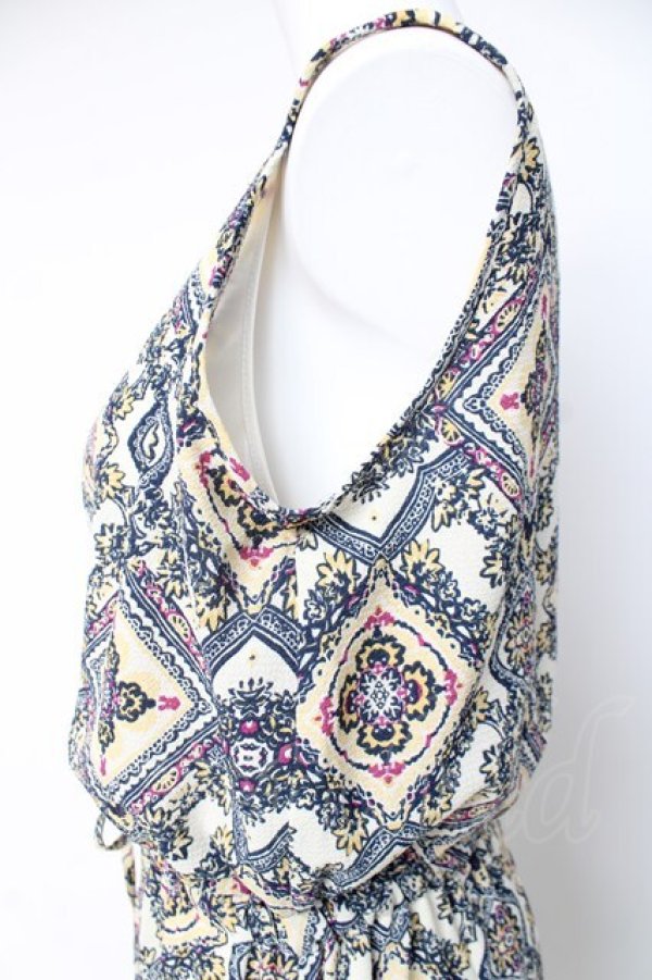 画像3: axes femme / バンダナ柄ワンピース  生成り Y-26-03-09-183-AX-OP-SZ-ZY (3)