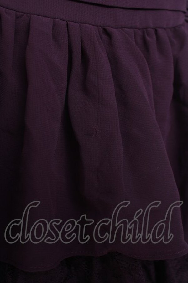 画像4: axes femme / グラデーションティアードワンピース  ワイン Y-26-03-09-184-AX-OP-SZ-ZY (4)