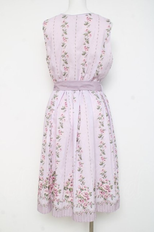 画像3: axes femme / 花柄パネルワンピース M ピンク Y-26-03-09-188-AX-OP-SZ-ZY (3)