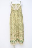 画像1: axes femme / たんぽぽ柄ロングキャミワンピース F イエロー Y-26-03-09-190-AX-TO-SZ-ZY (1)