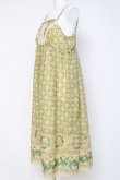 画像2: axes femme / たんぽぽ柄ロングキャミワンピース F イエロー Y-26-03-09-190-AX-TO-SZ-ZY (2)