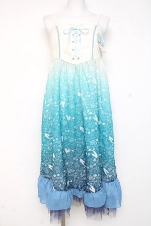 画像: axes femme / グラデーション2Wayスカート(リトルマーメイド) M シロ Y-26-03-09-192-AX-OP-SZ-ZY