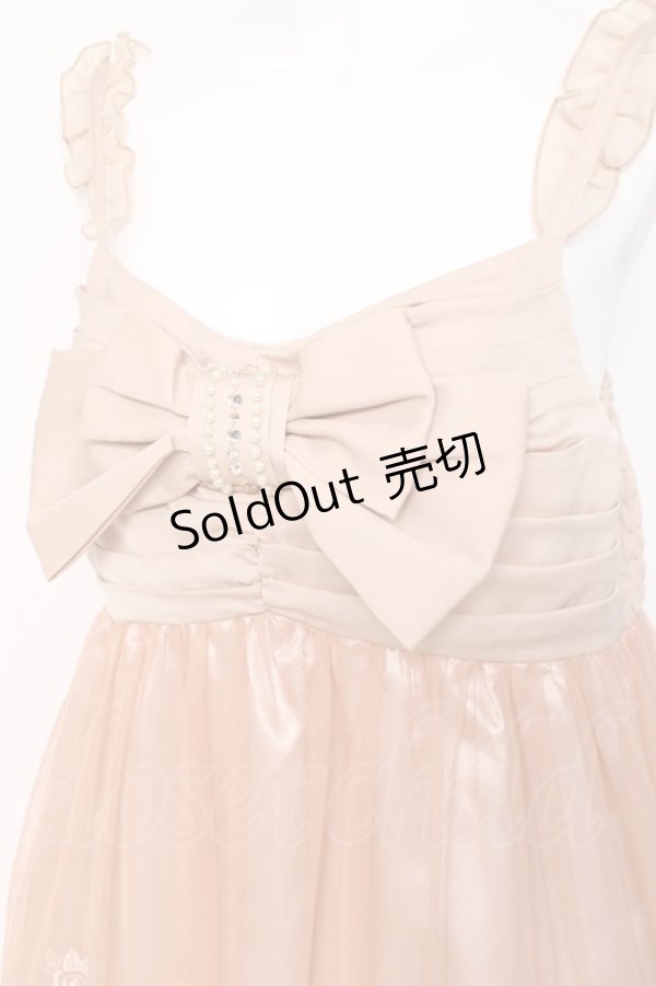 画像3: axes femme / BIGリボンデザインドレス M シャンパンゴールド Y-26-03-09-200-AX-OP-SZ-ZY (3)