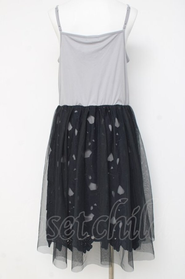 画像2: axes femme / アンサンブルレースワンピ M 紺 Y-26-03-09-206-AX-OP-SZ-ZY (2)