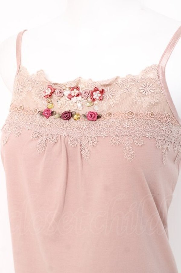 画像3: axes femme / ガーデンキャミソール M ピンク Y-26-03-09-002-AX-TO-SZ-ZY (3)