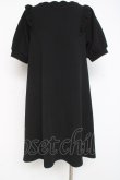 画像2: Amavel / スカラップフクレジャガードワンピース M 黒 Y-26-03-09-214-CA-OP-SZ-ZY (2)