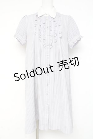 画像: axes femme POETIQUE / メッセージリボン半袖ワンピース M ラベンダー Y-26-03-09-219-AX-OP-SZ-ZY