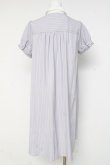 画像2: axes femme POETIQUE / メッセージリボン半袖ワンピース M ラベンダー Y-26-03-09-219-AX-OP-SZ-ZY (2)