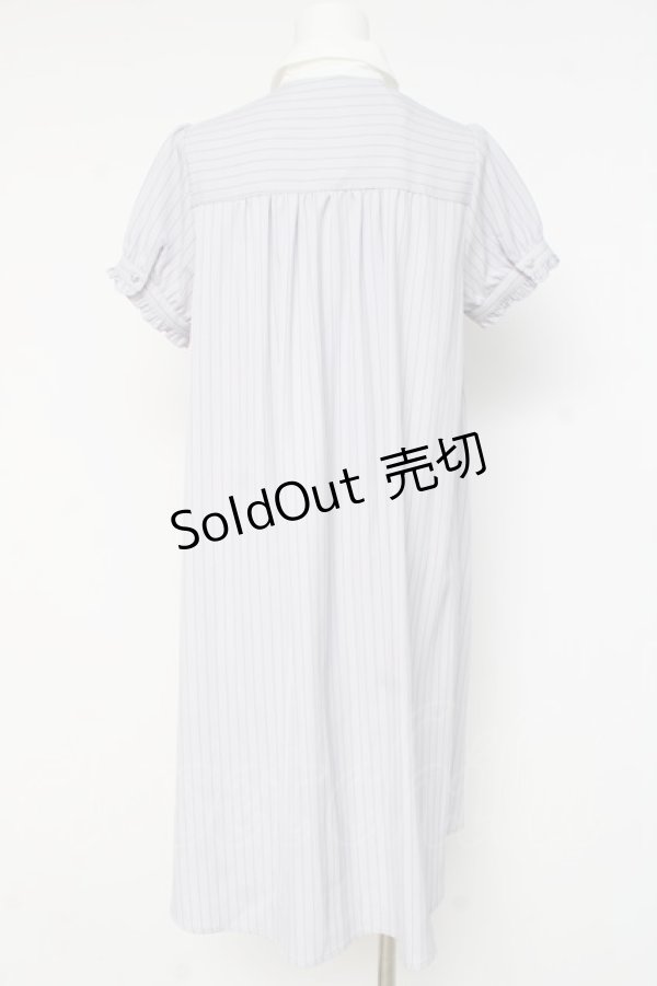 画像2: axes femme POETIQUE / メッセージリボン半袖ワンピース M ラベンダー Y-26-03-09-219-AX-OP-SZ-ZY (2)