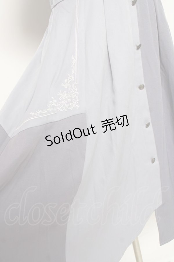 画像4: axes femme / チョーカー風バイカラーワンピース F ラベンダー Y-26-03-09-223-AX-TO-SZ-ZY (4)