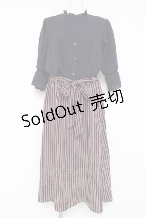 画像: axes femme / 切替ワンピース  紺 Y-26-03-09-229-AX-OP-SZ-ZY