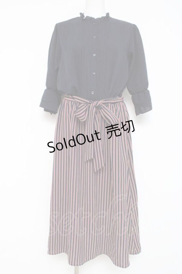 画像1: axes femme / 切替ワンピース  紺 Y-26-03-09-229-AX-OP-SZ-ZY (1)