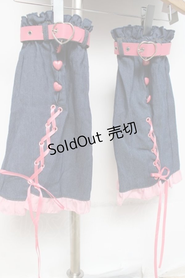 画像3: Ank Rouge / y2k戦う女の子デニムセットアップ M ブルー Y-26-03-09-235-CA-OP-SZ-ZY (3)