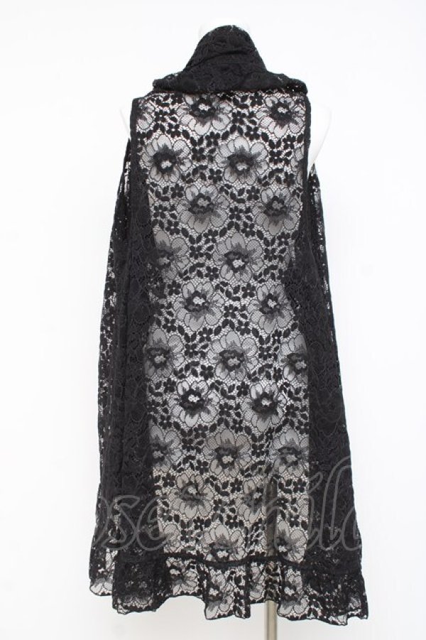 画像2: axes femme / 総レース3WAYカーディガン M 黒 Y-26-03-09-030-AX-TO-SZ-ZY (2)