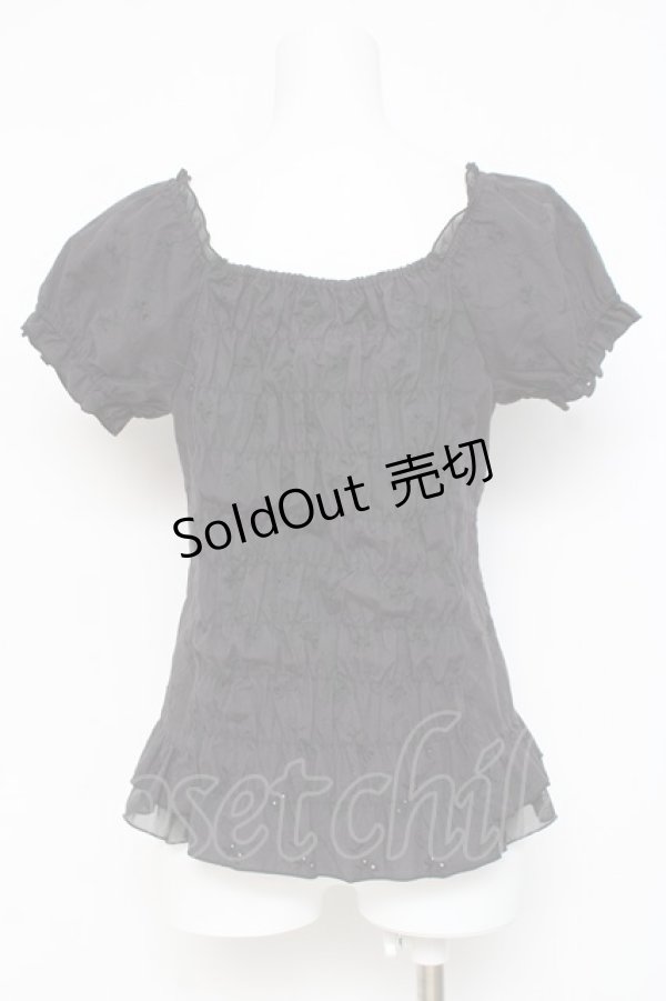 画像2: axes femme / コルセット風ビスチェ M 黒 Y-26-03-09-033-AX-TO-SZ-ZY (2)