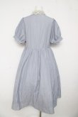 画像2: m petit by misako / ストライプワンピース L 中青 Y-26-03-11-042-LO-OP-SZ-ZY (2)