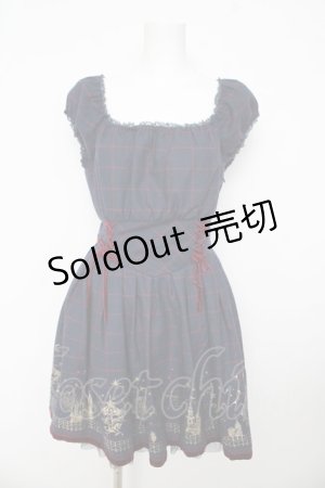 画像: Secret Honey / メリーゴーランドワンピース 2 紺 Y-26-03-11-048-CA-OP-SZ-ZY