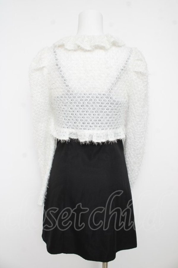 画像2: Bubbles / shaggy ribbon ワンピース F ブラック Y-26-03-11-054-CA-OP-SZ-ZY (2)