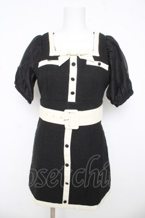 画像: Bubbles / ポイントレザーリボンワンピース F ブラック Y-26-03-11-062-CA-OP-NS-ZY