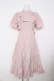 画像1: Ank Rouge / ティアードヨークワンピース M ピンク Y-26-03-11-063-CA-OP-SZ-ZY (1)