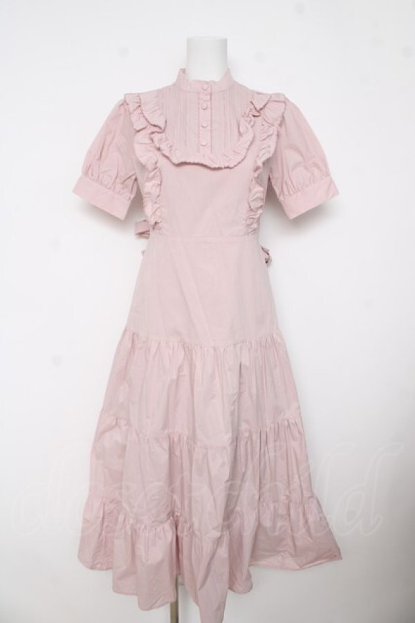 画像1: Ank Rouge / ティアードヨークワンピース M ピンク Y-26-03-11-063-CA-OP-SZ-ZY (1)