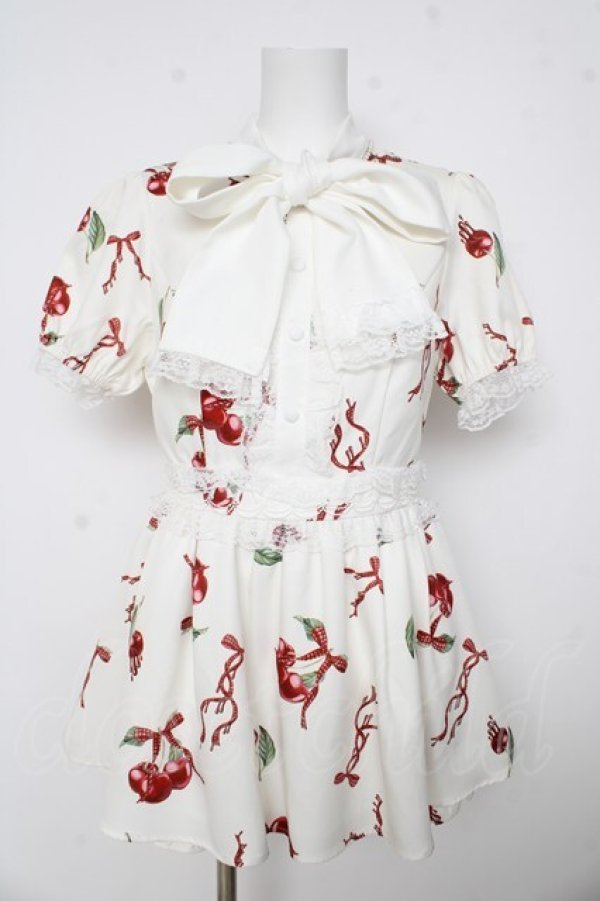 画像1: Ank Rouge / メルトチェリープリンセスSetup　セットアップ M アイボリー Y-26-03-11-065-CA-OP-SZ-ZY (1)