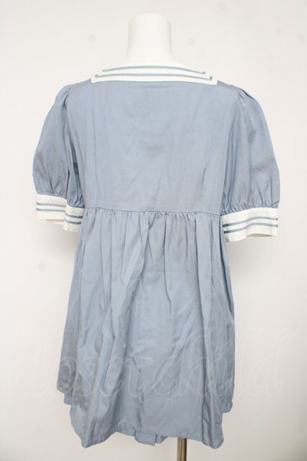 画像2: MILK / Sailor Set Up  サックス Y-26-03-11-066-ML-OP-SZ-ZY (2)