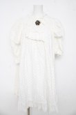 画像1: AND ROMEO / Embroidered Cotton ワンピース  白 Y-26-03-11-070-LO-OP-SZ-ZY (1)