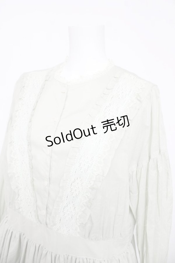 画像3: Perla nell' ostrica / バラトーションレース付きワンピース  ミント Y-26-03-11-073-EL-OP-SZ-ZY (3)