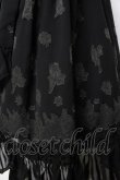 画像3: ATELIER PIERROT / オパール薔薇柄シャーリングワンピース  黒 Y-26-03-11-074-EL-OP-SZ-ZY (3)
