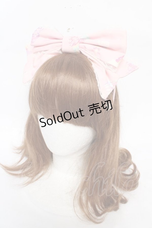 画像1: Angelic Pretty / MilkyPlanetカチューシャ  ピンク Y-26-03-11-006-AP-AC-AS-ZY (1)