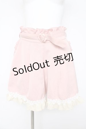 画像: axes femme POETIQUE / ベルト付きフレアキュロット M ピンク Y-26-03-11-081-AX-PA-SZ-ZY