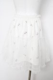 画像2: LIZ LISA / チェリー柄チュールスカート 0 白 Y-26-03-11-083-LO-SK-SZ-ZY (2)