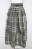 画像1: an another angelus / ビッグチェックタックスカート F グリーン Y-26-03-11-085-CA-SK-SZ-ZY (1)