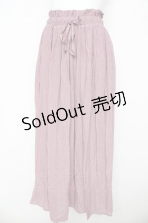 画像: axes femme / ウエストリボンワイドパンツ M コイピンク Y-26-03-11-100-AX-PA-SZ-ZY