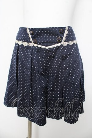 画像: axes femme / ドットキュロット M 紺 Y-26-03-11-119-AX-PA-SZ-ZY