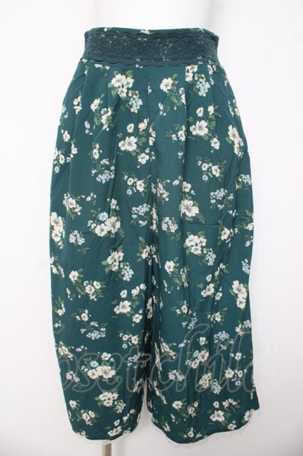 画像1: axes femme / ゆったりシルエットスカウチョ M グリーン Y-26-03-11-124-AX-PA-SZ-ZY (1)