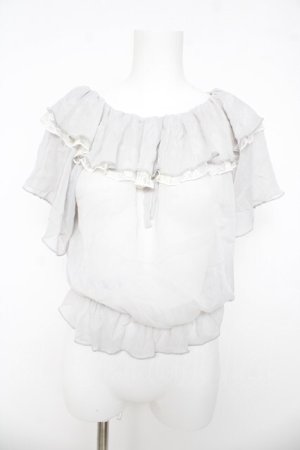 画像: axes femme / アンサンブルレースワンピ  グレー Y-26-03-11-014-AX-OP-SZ-ZY