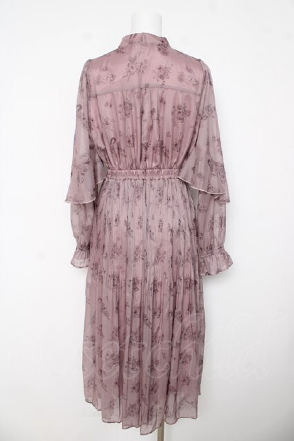 画像2: axes femme POETIQUE / フラワーキャットロングワンピース M ピンク Y-26-03-11-021-AX-OP-SZ-ZY (2)