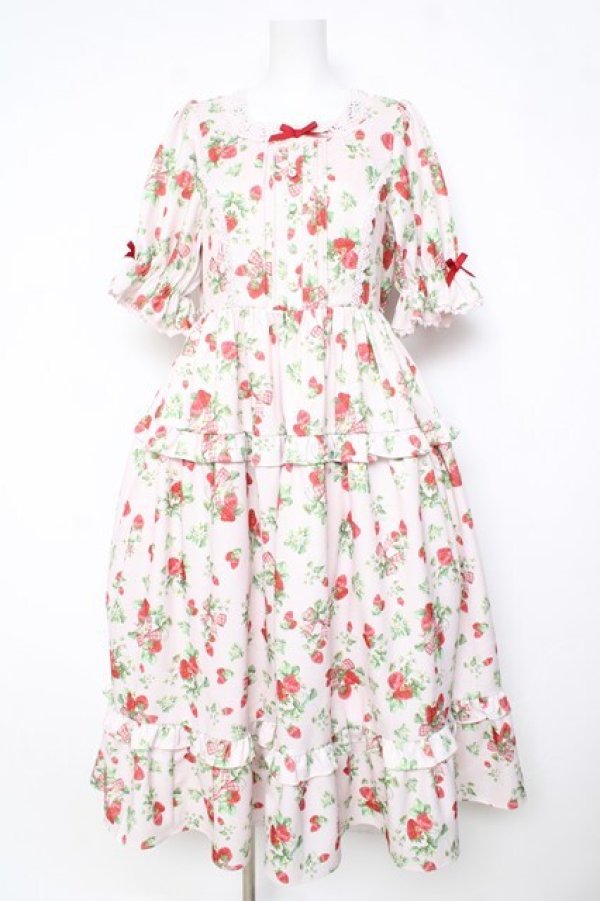 画像1: axes femme kawaii / クラシックベリーワンピース M ピンク Y-26-03-11-023-AX-OP-SZ-ZY (1)