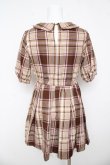 画像2: LIZ LISA / チェック柄ワンピース 0 ブラウン Y-26-03-11-029-LO-OP-SZ-ZY (2)
