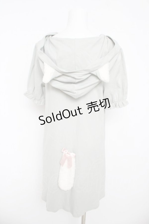 画像2: Amavel / ねこ耳パーカーワンピース F グリーン Y-26-03-11-035-CA-OP-SZ-ZY (2)