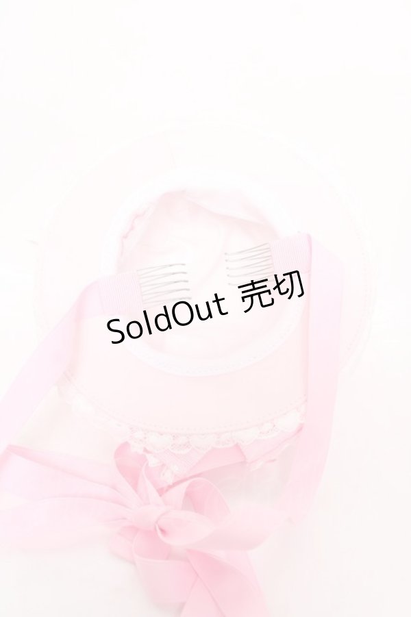 画像4: Angelic Pretty / Airy Heart プレゼントリボンミニハット  ピンク Y-26-03-12-039-AP-AC-SZ-ZS (4)