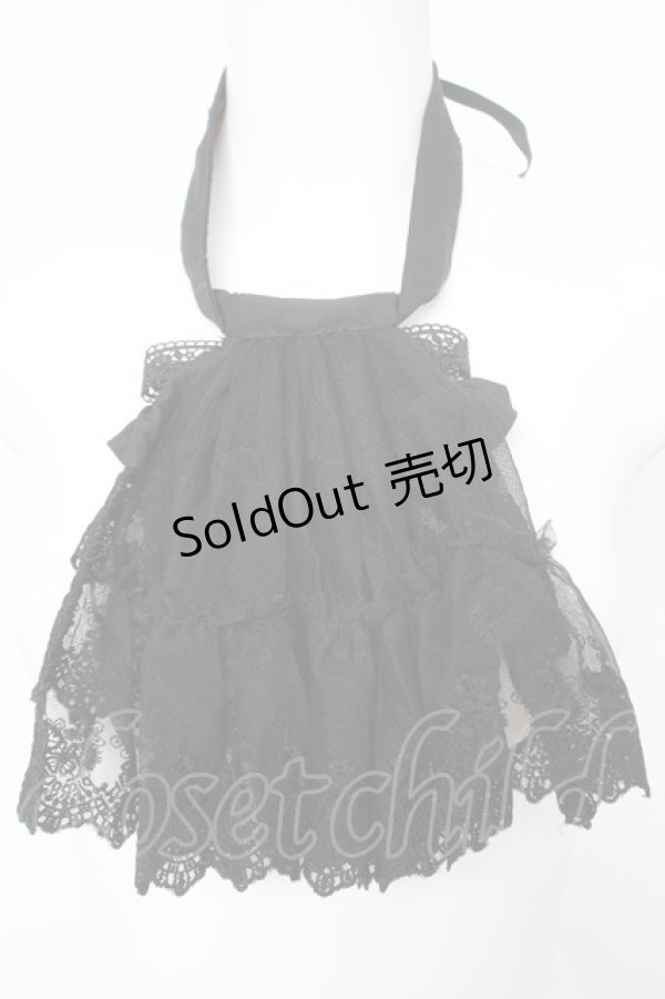 画像2: ATELIER PIERROT / Royal Lace Jabot  黒 Y-26-03-12-044-EL-ZA-SZ-ZY (2)