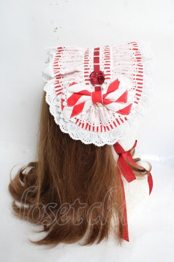 画像3: BABY, THE STARS SHINE BRIGHT / Patissiere Bonbon Ribbonヘッドドレス  赤 Y-26-03-12-048-BA-OP-SZ-ZS (3)