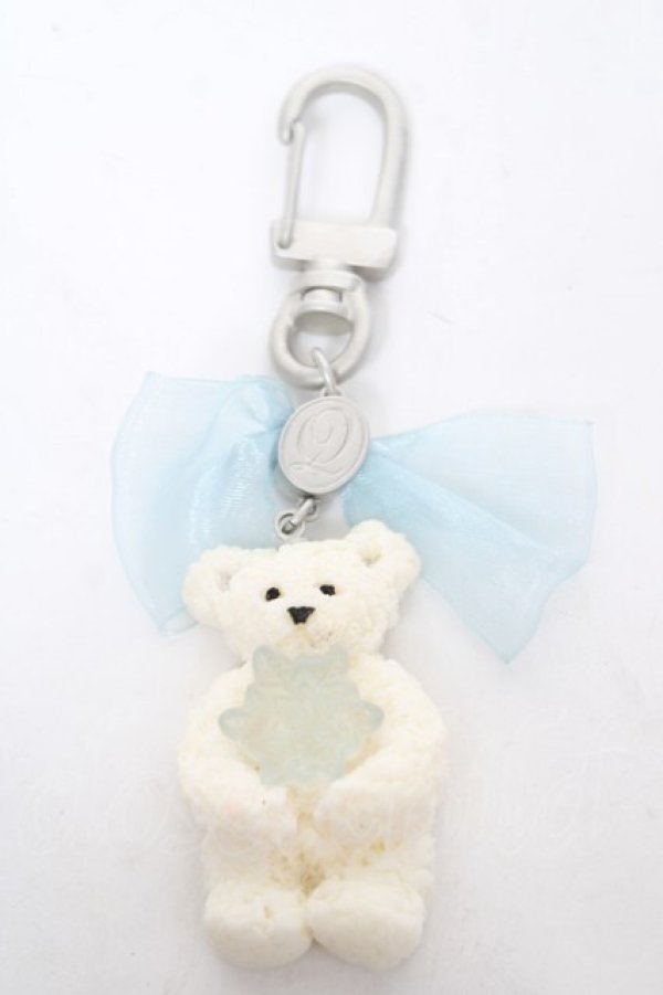 画像1: Q-pot. / ポーラーベアのホワイトチョコレートクッキーバッグチャーム  ホワイト Y-26-03-12-012-QP-AC-SZ-ZI (1)