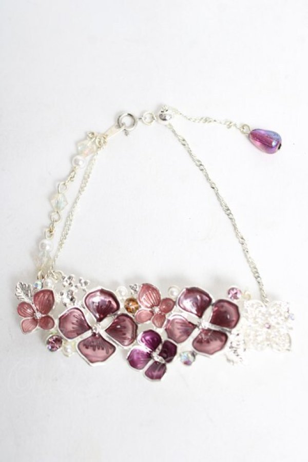 画像1: axes femme / 紫陽花モチーフブレスレット  シルバー Y-26-03-12-005-AX-AC-SZ-ZI (1)