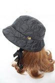 画像2: MILK / ハートキルトHat  ブラック Y-26-03-12-036-ML-AC-SZ-ZS (2)