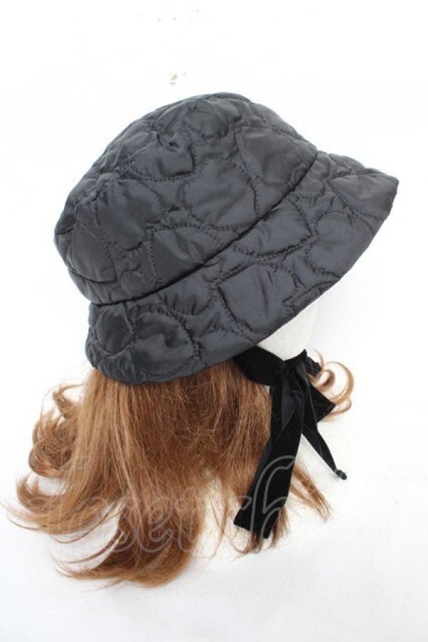 画像4: MILK / ハートキルトHat  ブラック Y-26-03-12-036-ML-AC-SZ-ZS (4)