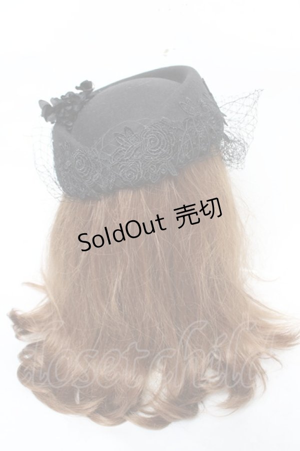 画像3: MorunxMuunaStoik / カクテルハット  黒 Y-26-03-12-037-EL-AC-SZ-ZY (3)